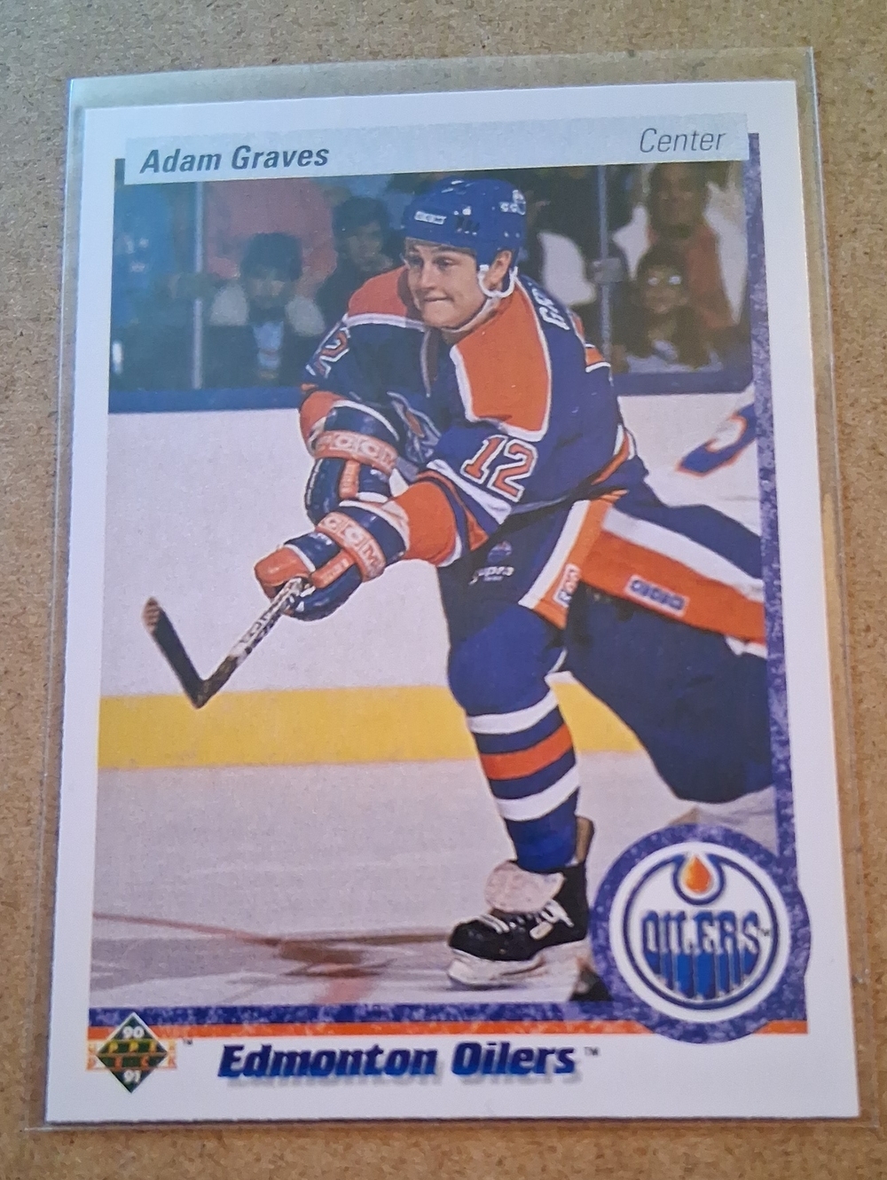Edmonton Oilers Adam Graves NHL Hockey Trading Cards